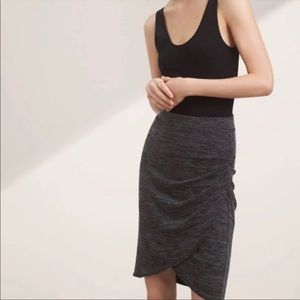 Wilfred Free Tyra faux wrap skirt
